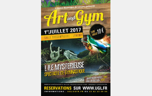Ouverture réservations spectacle Art & Gym - Samedi 1er juillet 2017