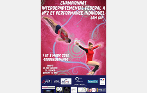 Championnat interdépartemental n°2 par équipe Fédéral A & Compétition interdépartementale individuelle Performance