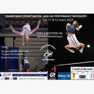 Championnat départemental - Performance par équipe - GAM/GAF
