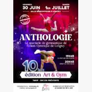 Spectacle Art&Gym 10ème édition - ANTHOLOGIE - édition anniversaire