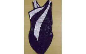 Justaucorps noir argent de marque Alfa Factor (N2JUSMLACN)